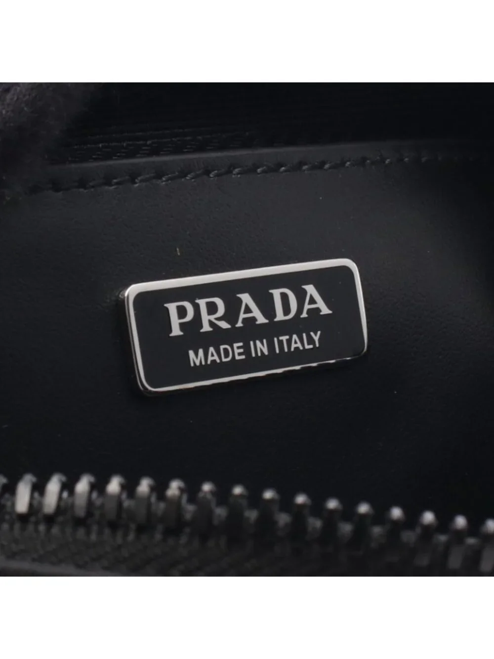 Prada Shoulder Bag Tessuto Nylon Saffiano Leather